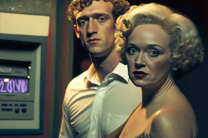 Arte digitale intitolato "Imitation of life #…" da Oriana Emma, Opera d'arte originale, Fotografia manipolata
