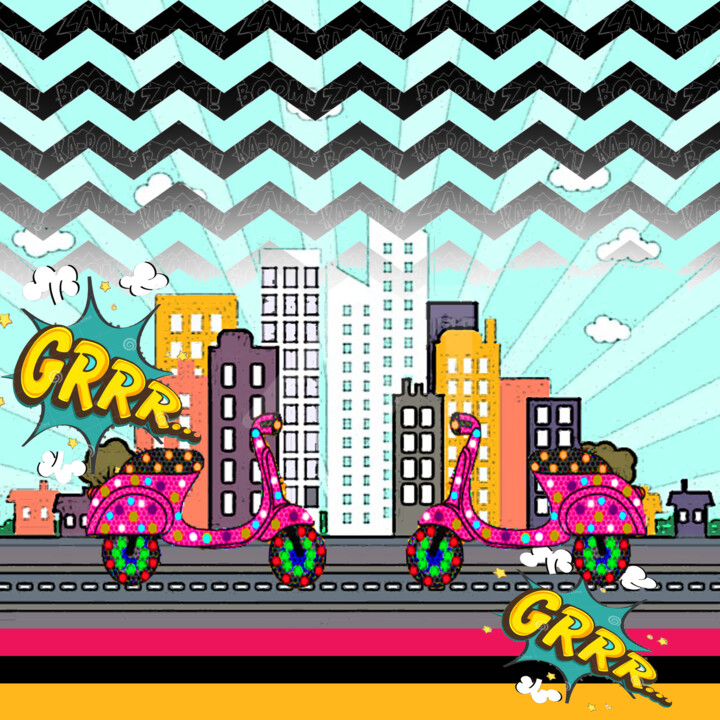 Digital Arts titled "comic art" by Oroba Nafees, Original Art, 2D Digital Work