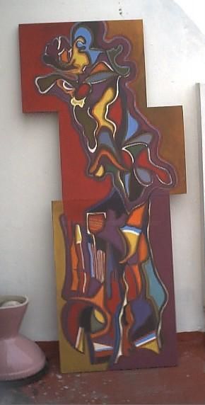 Painting titled "Superando Límites" by Oscar Caputto Bruno (Pinturas), Original Artwork