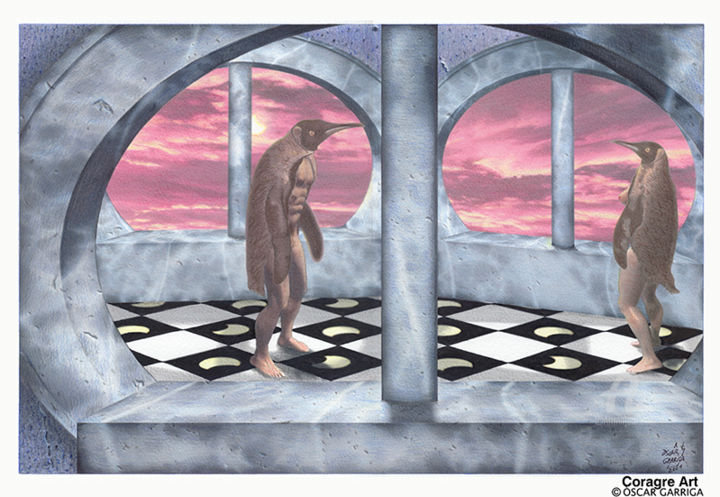Dibujo titulada "Natures Vives 2" por Òscar Garriga (Coragre Art), Obra de arte original, Lápiz