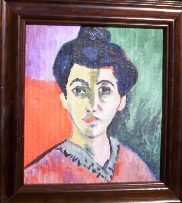 Painting titled "Hommage à Matisse" by Alan Embrée Osler, Original Artwork