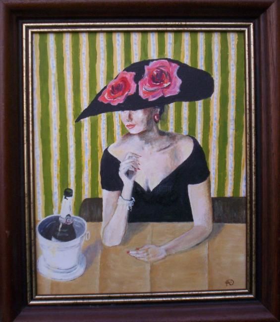 Peinture intitulée "Ladies won't wait" par Alan Embrée Osler, Œuvre d'art originale, Huile