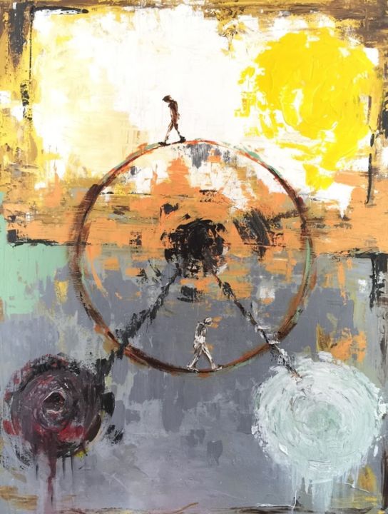 "time concept" başlıklı Tablo Osman Özkan tarafından, Orijinal sanat, Akrilik