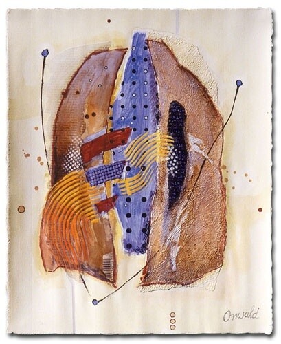 Peinture intitulée "SOUFFLE DE VIE" par Jean-Luc Osswald, Œuvre d'art originale, Huile