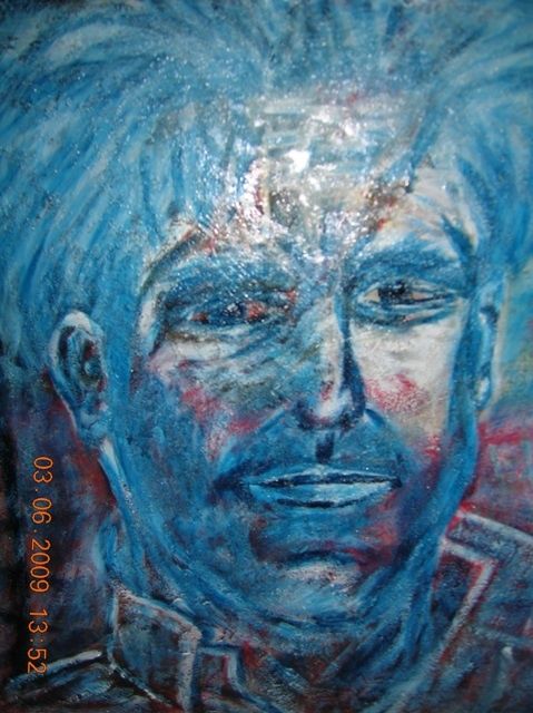 Painting titled "Bel homme" by Otero Ar, Original Artwork, Oil