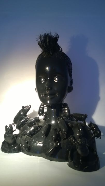 Sculpture intitulée "temptation 2.jpg" par Mister Oth, Œuvre d'art originale, Plastique