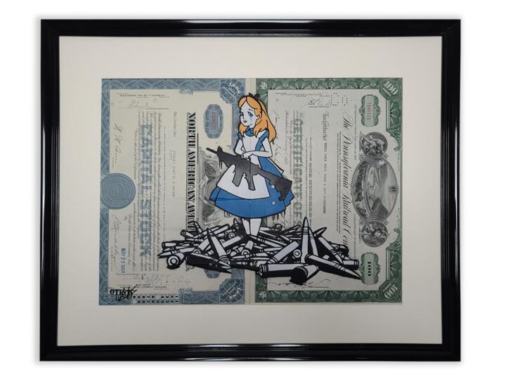 "Alice in Wonderland" başlıklı Tablo Otist tarafından, Orijinal sanat, Akrilik