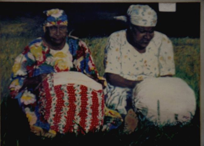 Pintura intitulada "Bordadeiras de Teju…" por Otoni Rodrigues, Obras de arte originais, Óleo