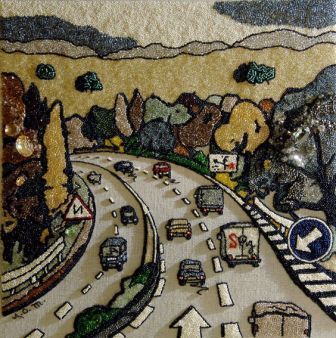 Painting titled "Route de Bretagne" by otsuki, Original Artwork