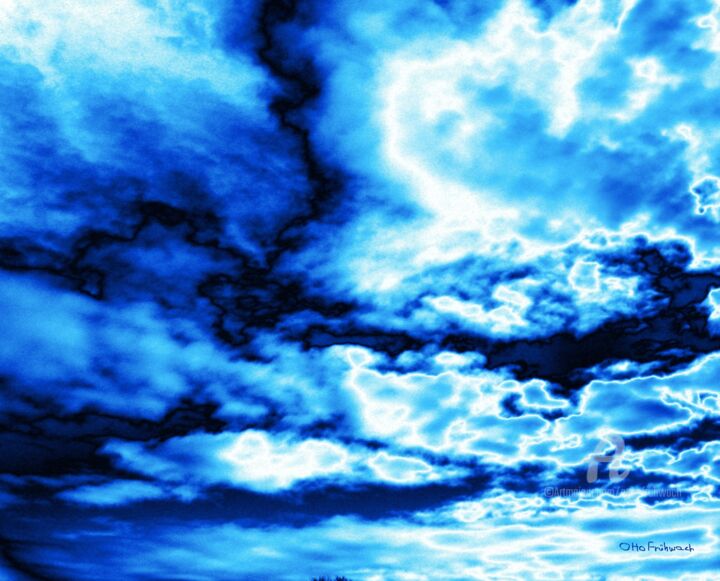 Photography titled "WILD SKY" by Otto Frühwach, Original Artwork, Digital Painting