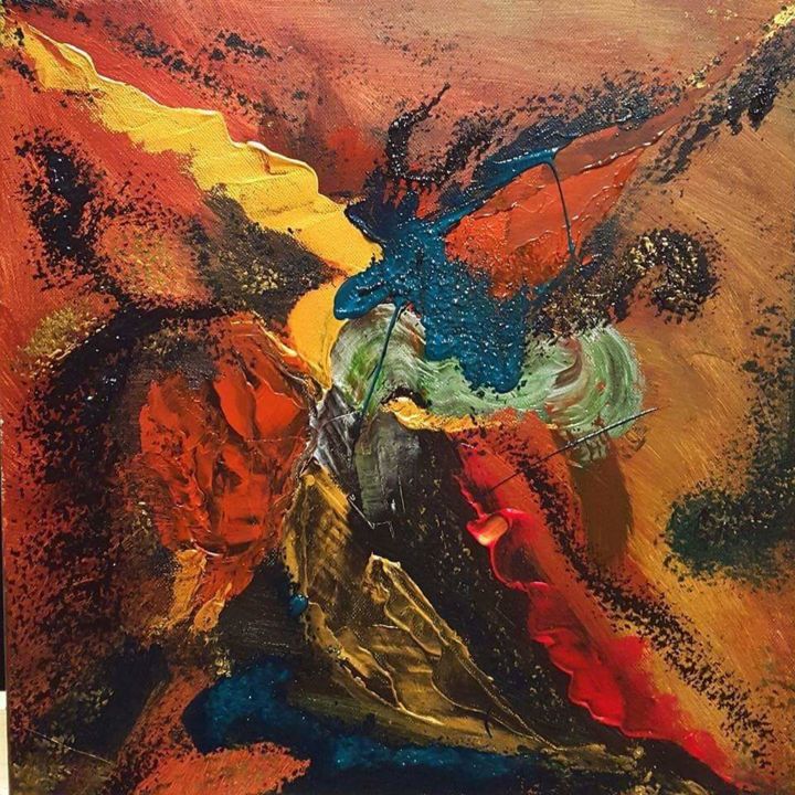 Painting titled "phpk9mbxn.jpg" by Ouidad Chahdi, Original Artwork, Acrylic
