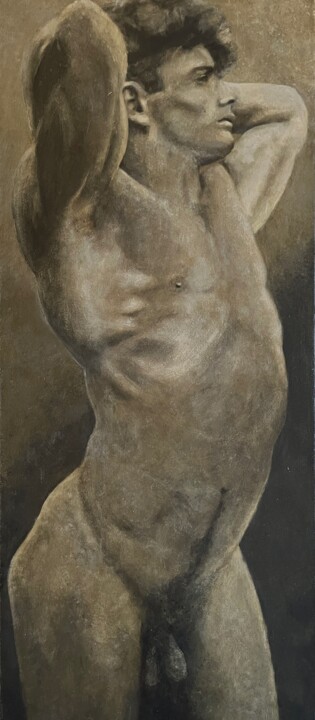 Painting titled "'Romp, driekwart va…" by Robert Jan Overeem, Original Artwork, Acrylic