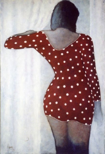 Peinture intitulée "Rendez-vous (Woman…" par Bradley Owen, Œuvre d'art originale, Huile