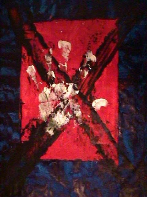 Painting titled "Revolt" by Owen Geronimo, Original Artwork