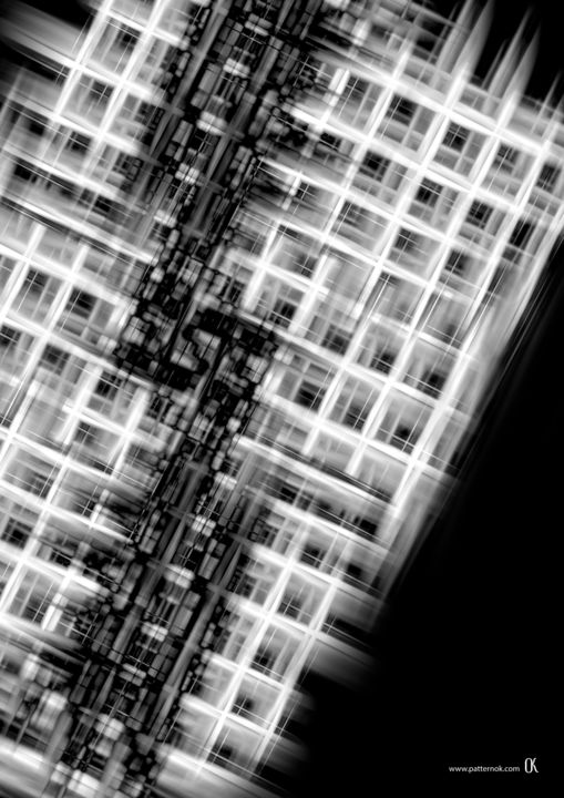 Digitale Kunst mit dem Titel "black and white №313" von Oxana Kolyagina, Original-Kunstwerk, Digitale Malerei