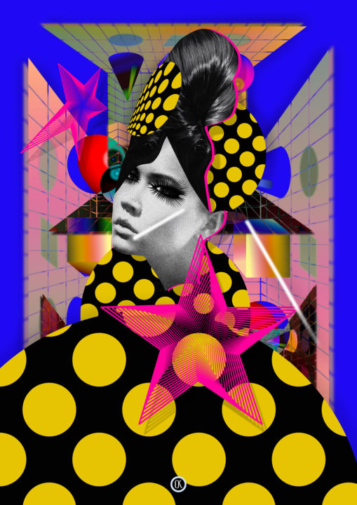 Arte digital titulada "collage, illustrati…" por Oxana Kolyagina, Obra de arte original, Collages