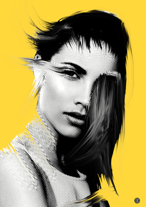 Цифровое искусство под названием "№9" - Oxana Kolyagina, Подлинное произведение искусства, Цифровая живопись