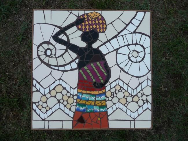 Sculpture intitulée "l'africaine" par O'Zaïk, Œuvre d'art originale