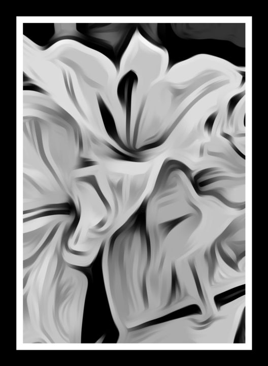 Photography titled "Madonna lily" by Ozz, Original Artwork, Digital Photography