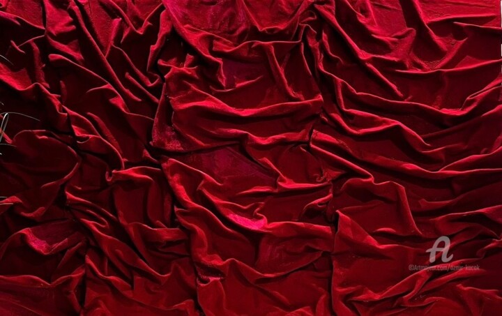 Painting titled "3D textured fabric…" by Öznur Kocak, Original Artwork, 3D Modeling