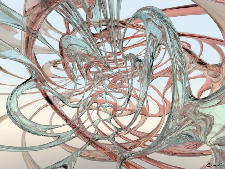 Arts numériques intitulée "sphern-holes-1-2019…" par Patrice Elmer, Œuvre d'art originale, Modélisation 3D