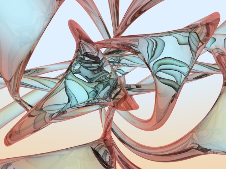 Arts numériques intitulée "winged-dodecahedron…" par Patrice Elmer, Œuvre d'art originale, Modélisation 3D