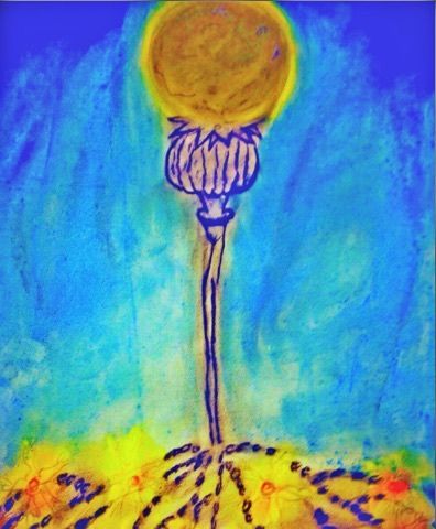 Peinture intitulée "28449610-1021400943…" par Kitti Pataki, Œuvre d'art originale, Pastel