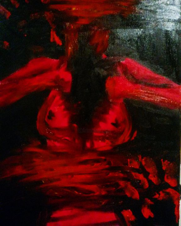 Peinture intitulée "крик души" par Eternal Somnium, Œuvre d'art originale, Huile