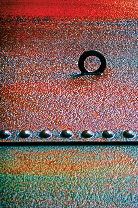 「Effet cuivré」というタイトルの写真撮影 P. Zimmermannによって, オリジナルのアートワーク, デジタル その他の剛性パネルにマウント