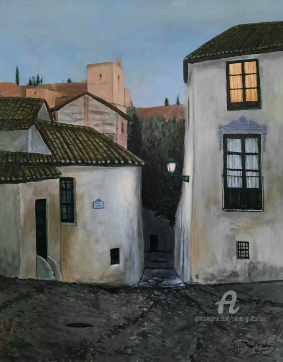 Painting titled "Tour de bougie à l'…" by Pablo Guillamon, Original Artwork, Acrylic