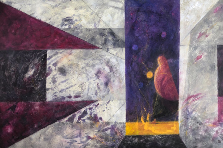 Pintura titulada "La Ofrenda" por Pablo Caso, Obra de arte original, Acrílico