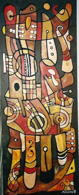 Painting titled "CUBISMO" by Paco Melendez, Original Artwork