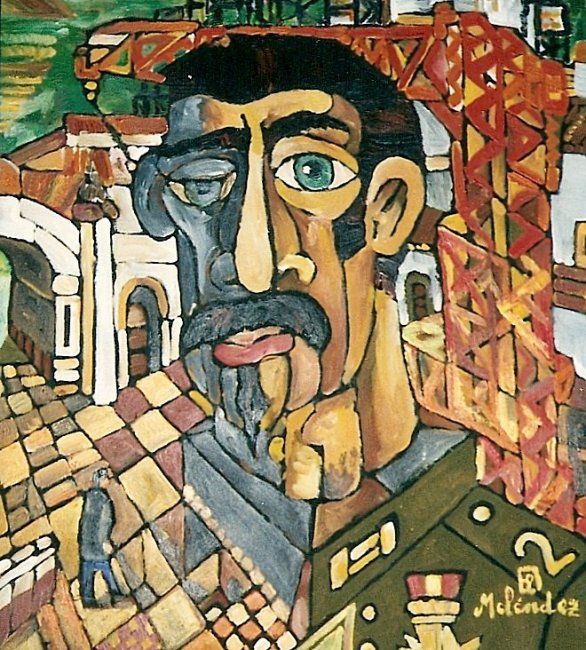 Pintura titulada "EL DICTADOR" por Paco Melendez, Obra de arte original