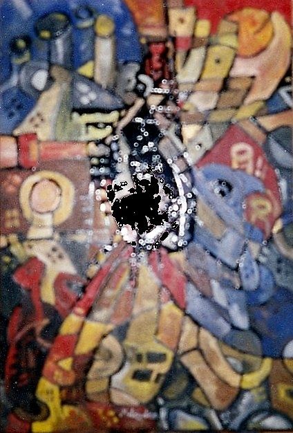 Painting titled "CUBISMO" by Paco Melendez, Original Artwork