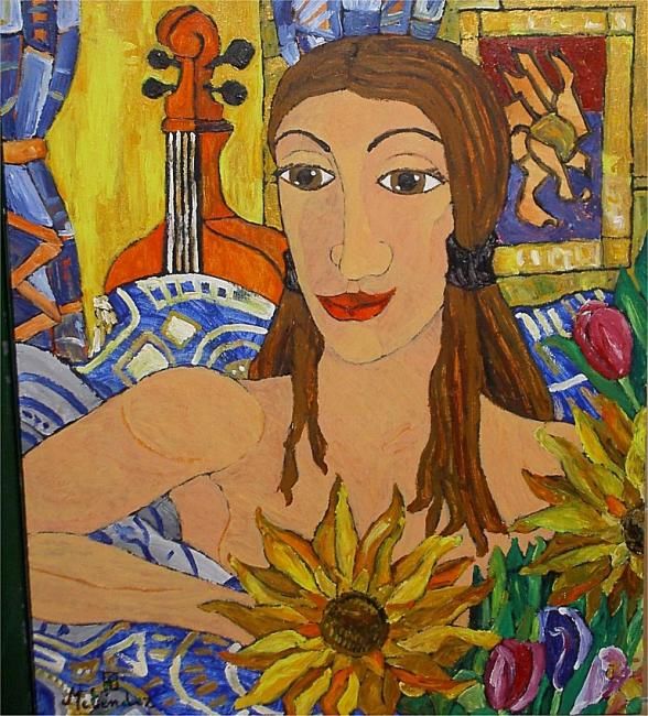 Painting titled "DULCURA" by Paco Melendez, Original Artwork