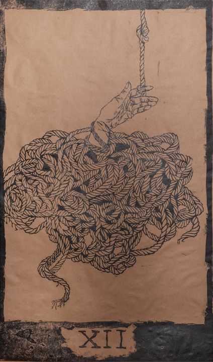 Отпечатки и Гравюры под названием "ТАРО" - Marina Paddubockaya, Подлинное произведение искусства, гравюра