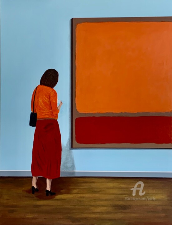 "Madame Rothko ?" başlıklı Tablo Paddy tarafından, Orijinal sanat, Akrilik Ahşap Sedye çerçevesi üzerine monte edilmiş