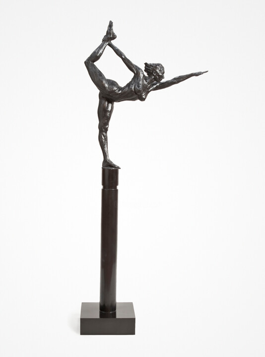 Skulptur mit dem Titel "Visionary Column" von Paige Bradley, Original-Kunstwerk, Bronze