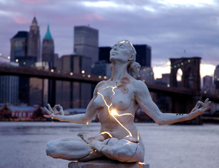 Sculpture titled "expansion-financial…" by Paige Bradley, Original Art,