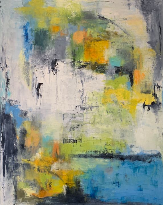 Painting titled "Untitled - 8438" by Betsy Cole, Original Art, Oil