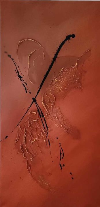 Painting titled "UNTITLED 11/20" by Sand Peintures Abstraites Texturées (Sand), Original Artwork, Acrylic