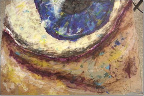 Pittura intitolato "Eye" da Brittany Sundgren, Opera d'arte originale