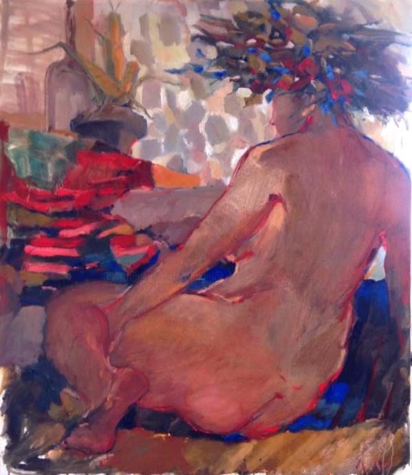 Peinture intitulée "Woman" par Paintings By Various Artists From Ukraine, Œuvre d'art originale, Huile