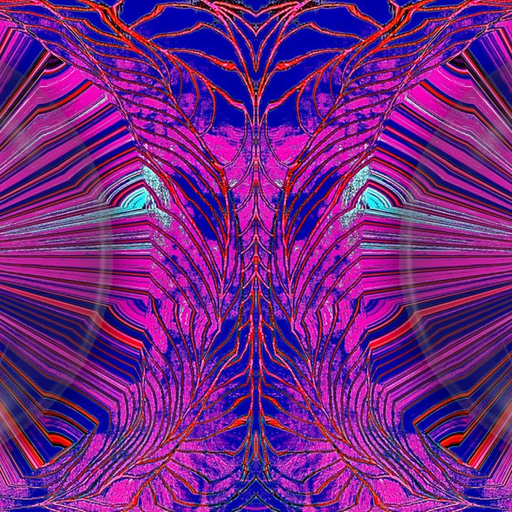 Digitale Kunst mit dem Titel "Nervous pathways be…" von Pakokante, Original-Kunstwerk, 2D digitale Arbeit