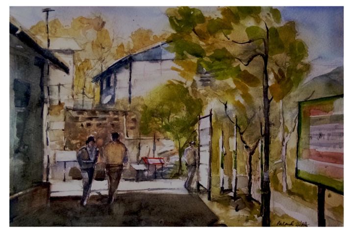 Painting titled "pb-11032019-wc-02.j…" by P Bhaduri, Original Art,