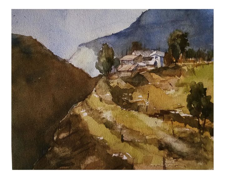 Painting titled "pb-12022019-wc-1.jpg" by P Bhaduri, Original Art,