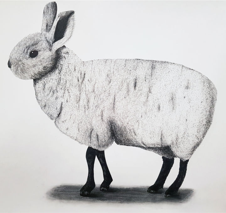 Hybrid Animal, Drawing by Paula Michalska | Artmajeur