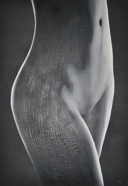 Painting titled "Series "Light and t…" by Paula Michalska, Original Artwork, Oil Mounted on Wood Stretcher frame