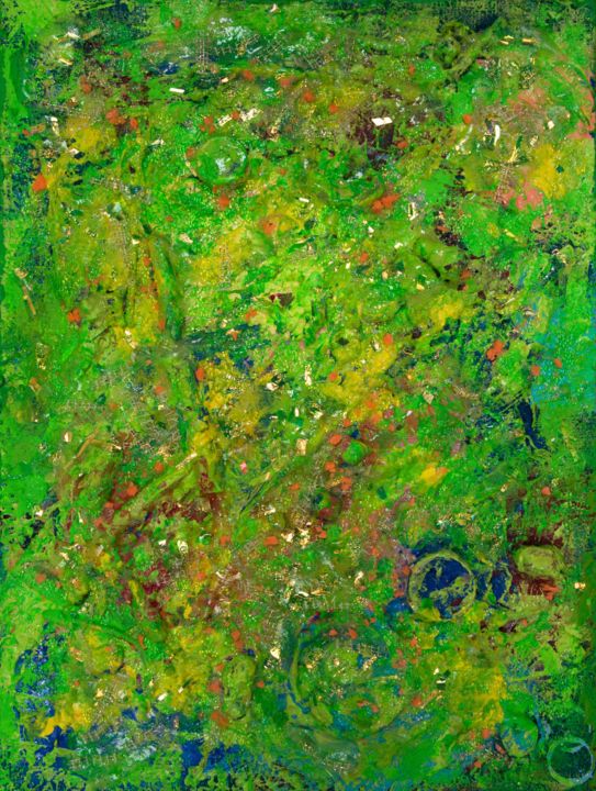 Painting titled "Matter Painting 81" by Pamela Rys, Original Artwork, Acrylic