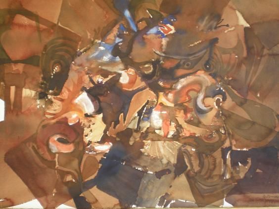 Painting titled "Baile de Cachua" by Octavio Paniagua, Original Artwork, Oil